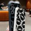 Черный чехол с принтом губ и текстурой кожи из ТПУ для Samsung Galaxy S24 FE S23 S22 Ultra A16 A55 A15 A54 A35 A25 A14 5G Мягкая крышка для телефона