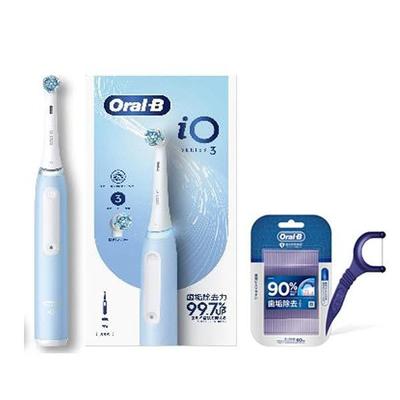 BRAUN iOG31A60IB FL Ice Blue Oral B iO3 Зубная щетка с нитью [Электрический набор]