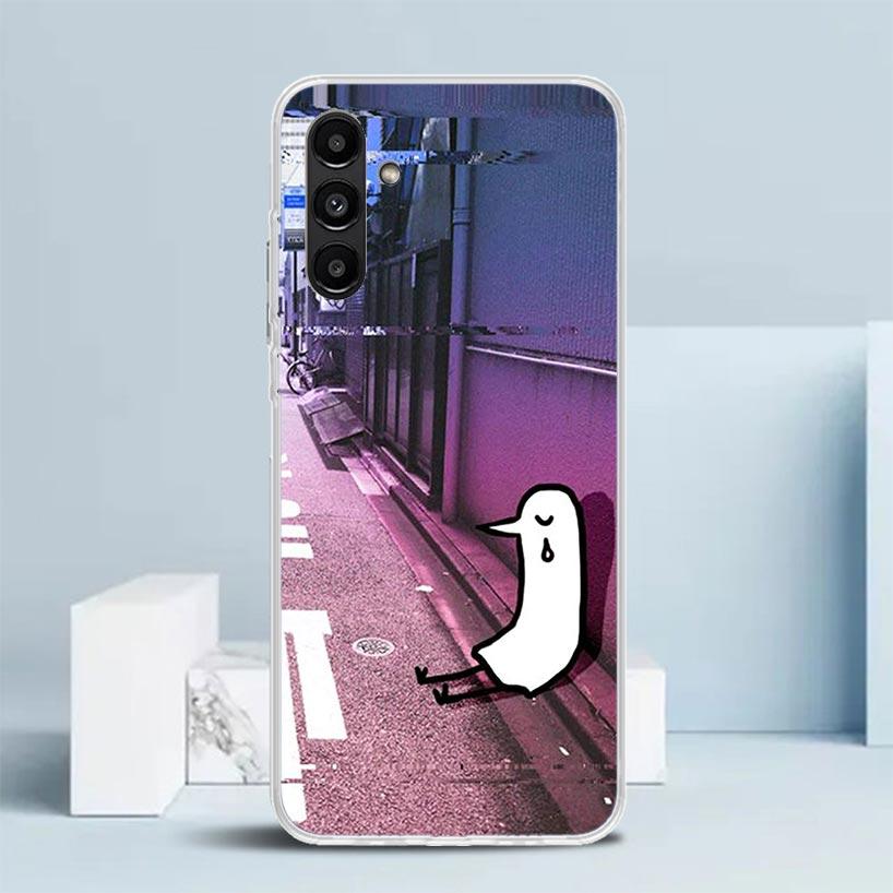 Чехол Oyasumi Punpun для Samsung Galaxy A17 A37 A57 A16 A26 A36 A56 A15 A14 A55 Чехол для телефона A13 A53 A25 A35 A24 A34 A23 A33 Galax