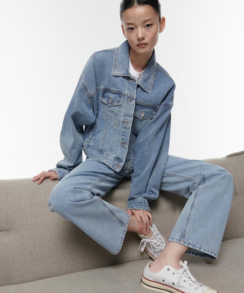 MUSINSA STANDARD WOMAN Women'S Straight Denim Pants [Light Indigo]