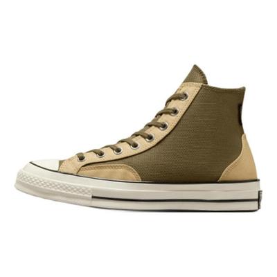 Chuck 70 Plus Модные Удобные Высокие Кеды из Канваса Унисекс Бежевые