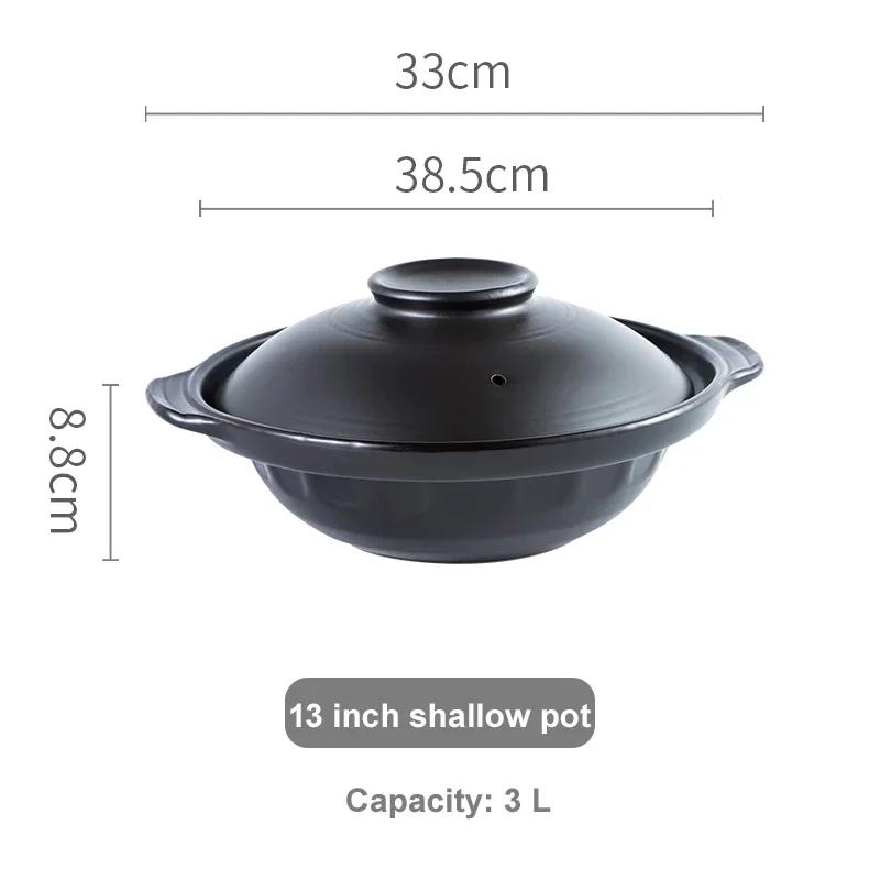 Korean Pot Casserole Pottery  Soup Pot Steamed Rice Braised Chicken Rice and Heat Resistant  Claypot Rice Gas Claypot
