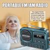 Portable Radio Bluetooth-compatible Operated AM/FM Radio Speaker Digital Display Battery Handheld Wireless Speaker