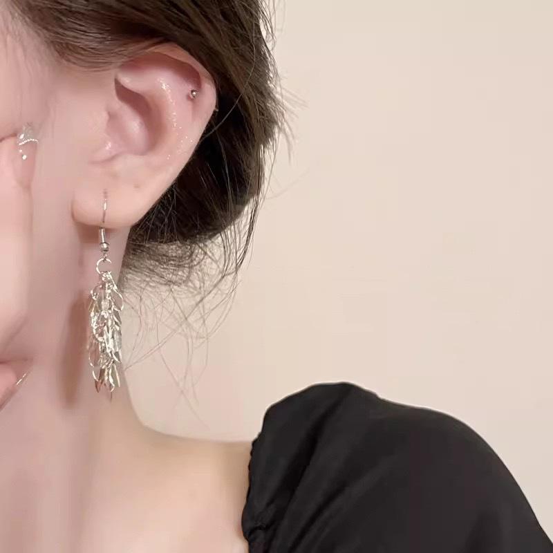 2024 Сверкающие серьги-кисточки из пшеницы: Высококлассный, Уникальный Стиль для Женщин