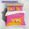 3pcs Custom Name Teletubbies Bedding Set Duvet Cover Closure Includes 1 Duvet Cover & 2 Pillowcases for All Seasons Bedroom Decor