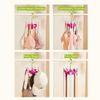 2Pcs Punch Free Umbrella Rotation Coat Hanger 5 Claw Bag Hooks  for Home