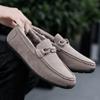 Зимняя мужская повседневная обувь Модные мужские лоферы Мокасины Слипоны Мужские слипоны Мужские лоферы для вождения Мужская обувь против скольжения