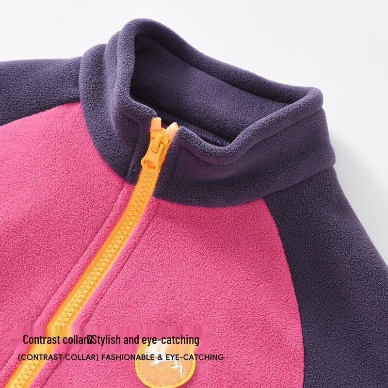 Женская флисовая куртка Dickies с цветовыми блоками и воротником-стойкой