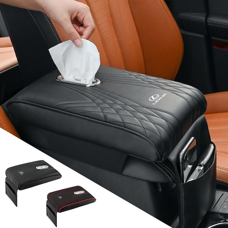 JEQS5 Car Seat Armrest Box Pad Console Storage Protector Cover Accessories For Lexus UX250h RX450h CT200h RX400h NX300h RX350 RX300 GX