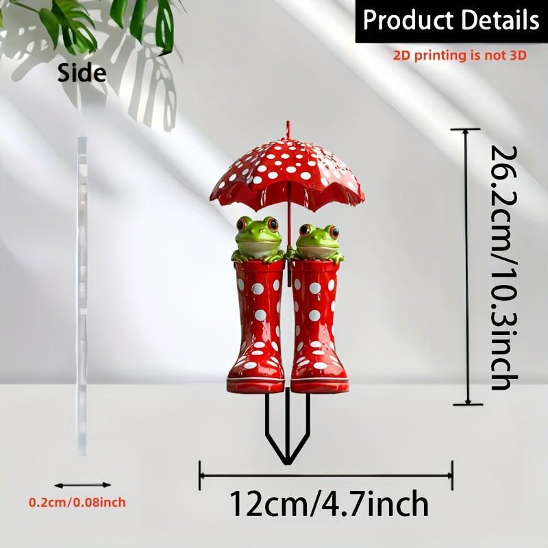 Плоская 2D улыбающаяся лягушка подходит для двора, газона и садоводства/садовых аксессуаров/садового декора, напольных вставок, комнатных растений,