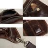Набедренная сумка Meigardass Genuine Bag для улицы и мужская сумка, Кожаная, Многофункциональная, Для бедра/бедра, Мотоциклов, Использование, Водонепроницаемая, Износостойкая (коричневый