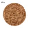 Round Insulation Kitchen Table Padding Rattan Coasters Cup Mats Bowl Pad
