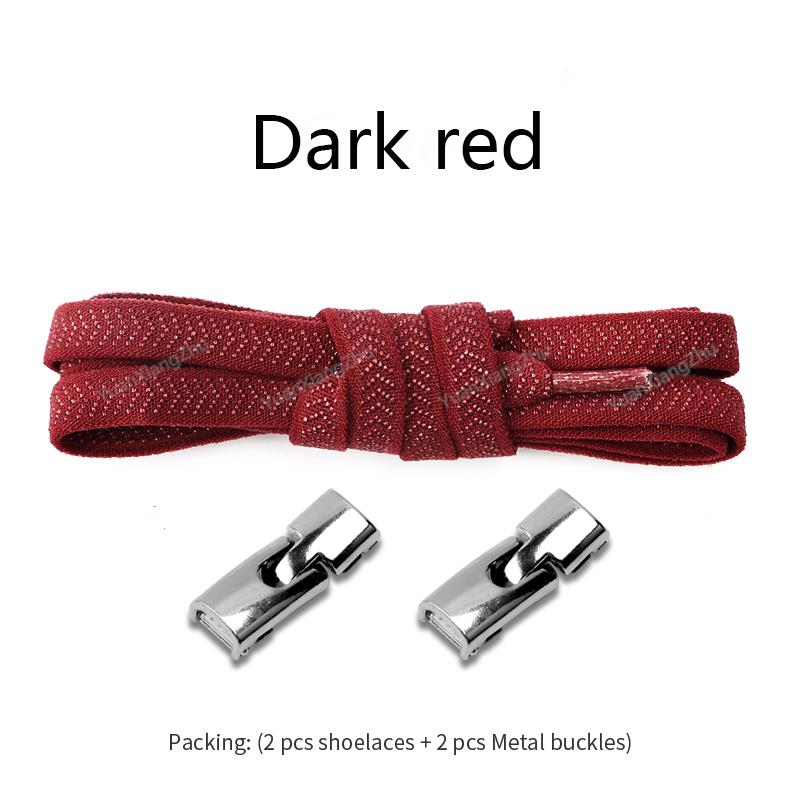 Elastic Laces Sneakers Cross Locks Shoelaces Without Ties Kids Adult 8MM Width No Tie Shoelace Rubber Bands Shoes Accessories