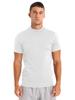 Mens Mock Neck Short Sleeve T Shirt Casual Solid Color Slim Fit Tee Top Undershirt Basic Wear