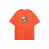 Li Ning X Star Wars Collaboration Sports Fashion Series Printed Loose Round Neck Short Sleeve T Shirt Men Tops Orange AHSR407-3
