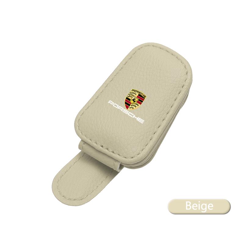 Car Interior Glasses Clip Sunshade Storage Brace Auto Accessories For Porsche Cayenne Panamera Macan 911 718 918 Taycan Boxster
