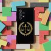 Закон Адвокат Судья Правосудие Для Samsung S9,S10,S20,S10,S21,S25,S24,S23,Ultra,FE,Plus,Lite,Мягкий Силиконовый Черный Чехол