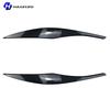 For BMW Series 3 E90 E91 320i 330i 2005-2012 Car front headlight decoration lamp eyebrow modified with carbon fiber accessories