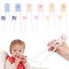 Cute Toughness Kids Tableware Beginner Chopsticks Learning Chopsticks Eating Helper Training