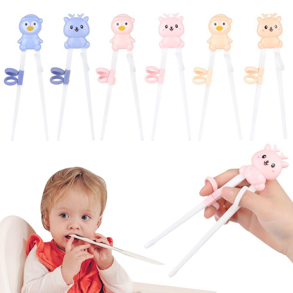 Cartoon Kids Baby Tableware Training Beginner Chopsticks Eating Helper Learning Chopsticks