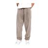 Men Sport Pants Wide Leg Drawstring Elastic Waist Pure Color Sweatpants Full