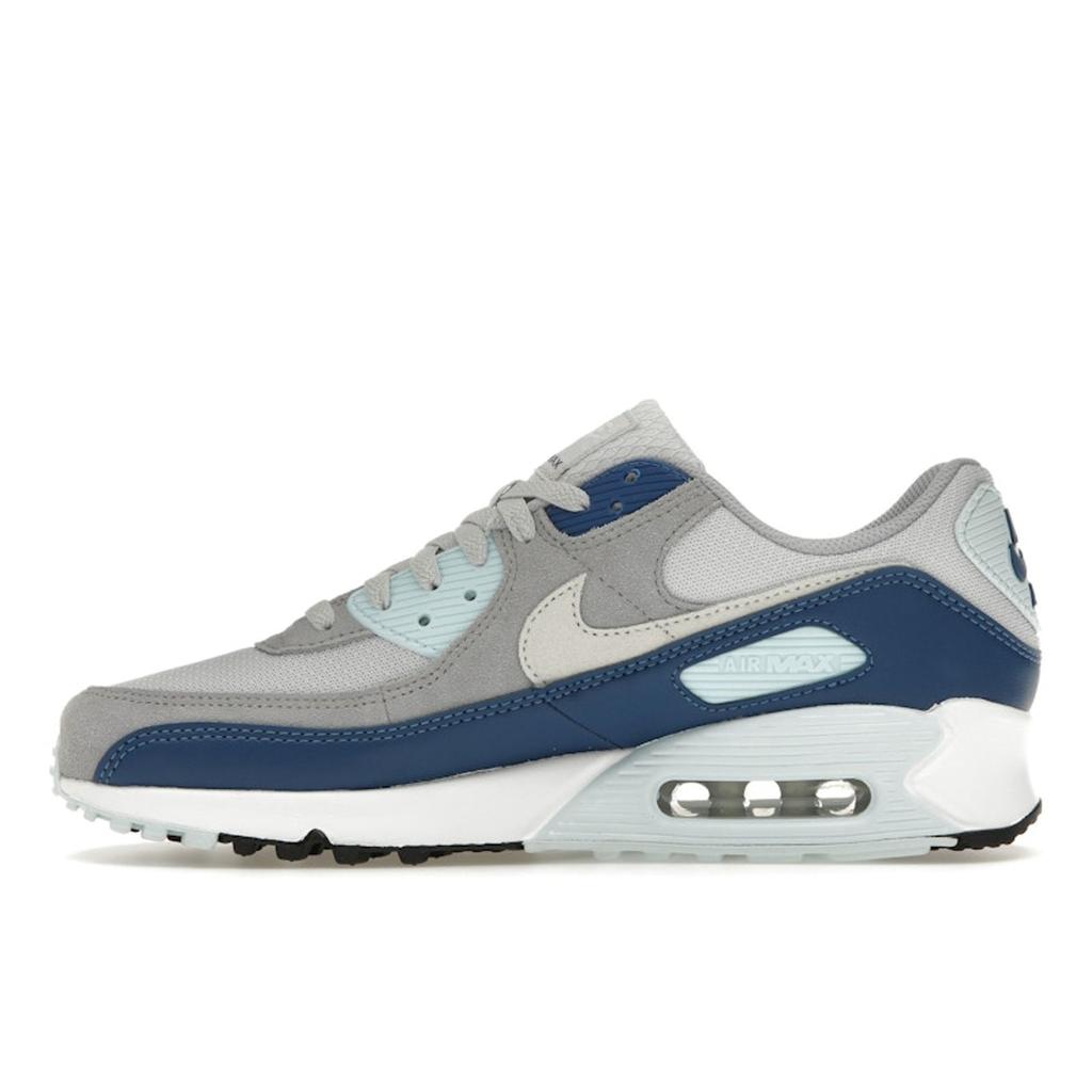 Nike Air Max 90 Glacier Blue Men Sneakers Grey Pure-Platinum White FN6958-001