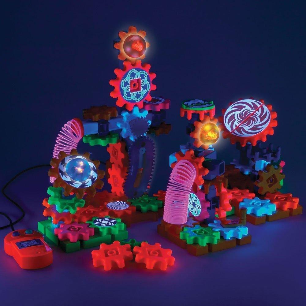 Learning Resources Colorful Gear Blocks Light & Action LER9209 Authentic