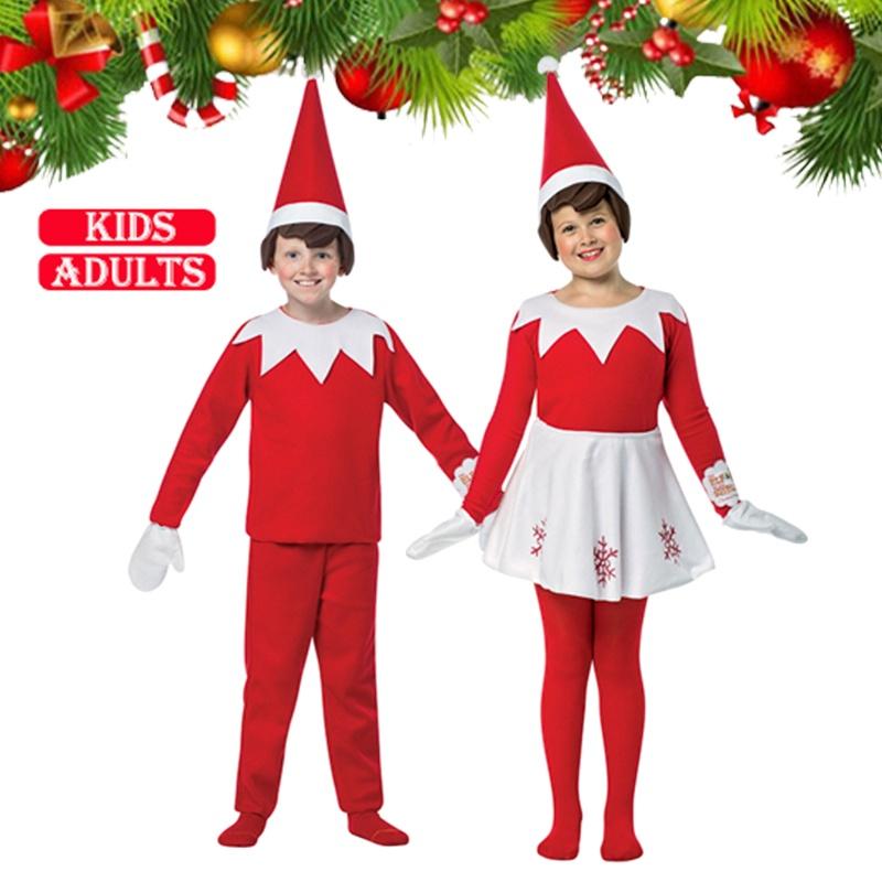 Soft And Breathable Cotton Elf On The Shelf Costume For Halloween