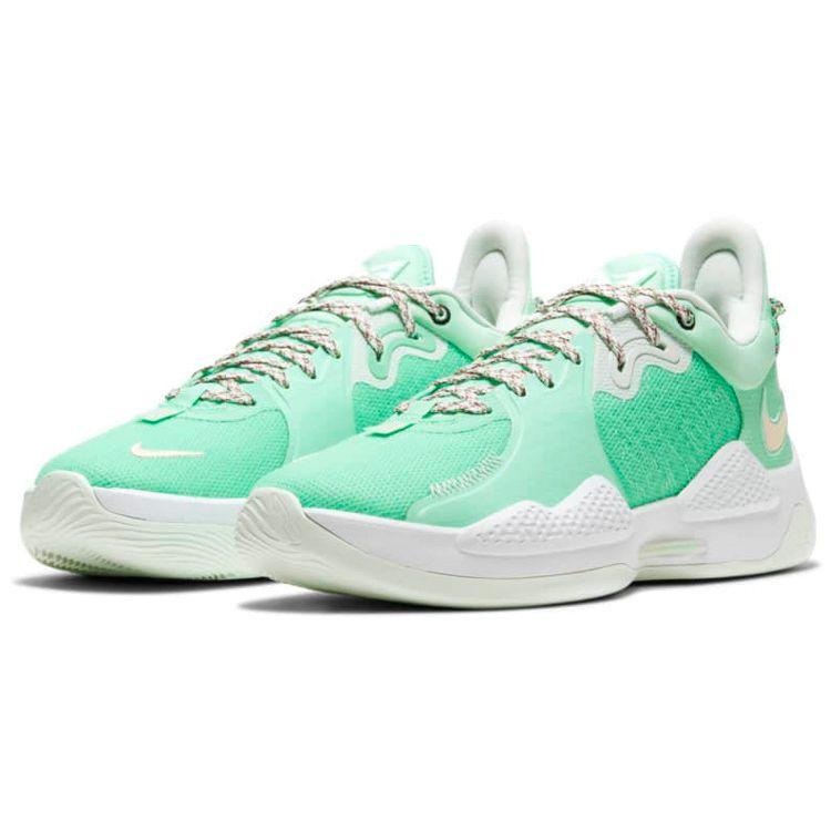 Nike PG 5 EP Мужские кроссовки Play for the Future Green Green-Glow Glacier-Blue CW3146-300