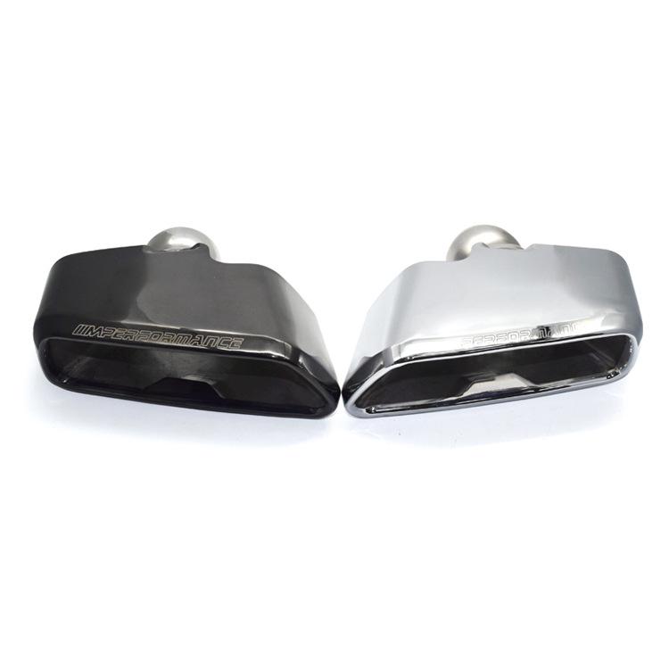 Compatible Stainless Steel Tailpipe for 18 BMW New 5 Series 525/530/540 G30/G38 - MP Square Design