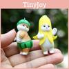 Милая Игрушка-Кот с Фруктами ПВХ Коллекционная Фигурка Для Стола Домашний Декор