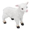 Статуэтка овцы ручной работы, реалистичная фигурка в форме ягненка, смола, садовая скульптура для внутреннего и наружного украшения