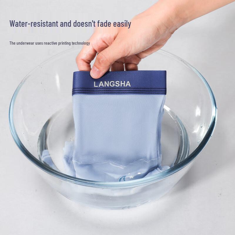 LANGSHA Подростковые боксеры-брифы из чистого хлопка с антибактериальным эффектом