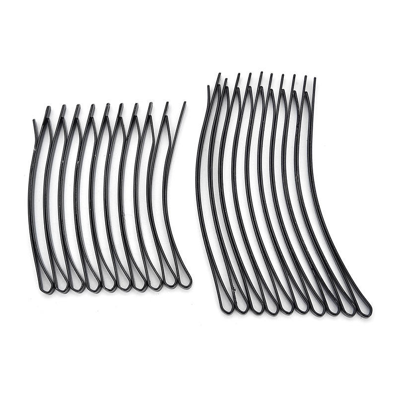 10 шт., женские черные металлические заколки для волос, заколки для волос для девочек