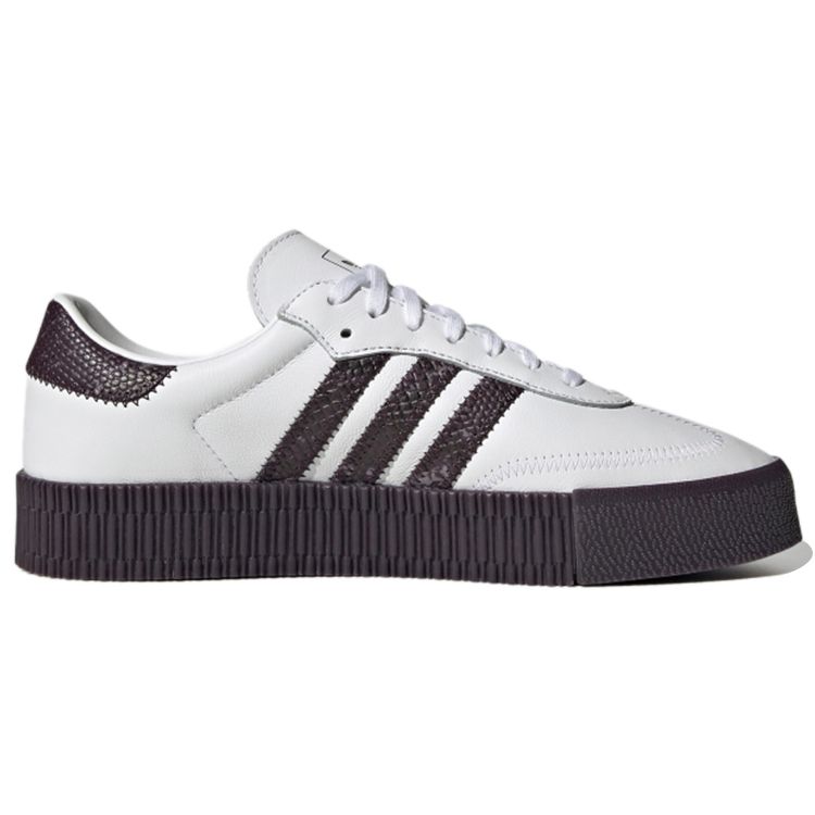 Adidas Originals Samba Low Top Sneakers Women Sneakers White Purple FV0784