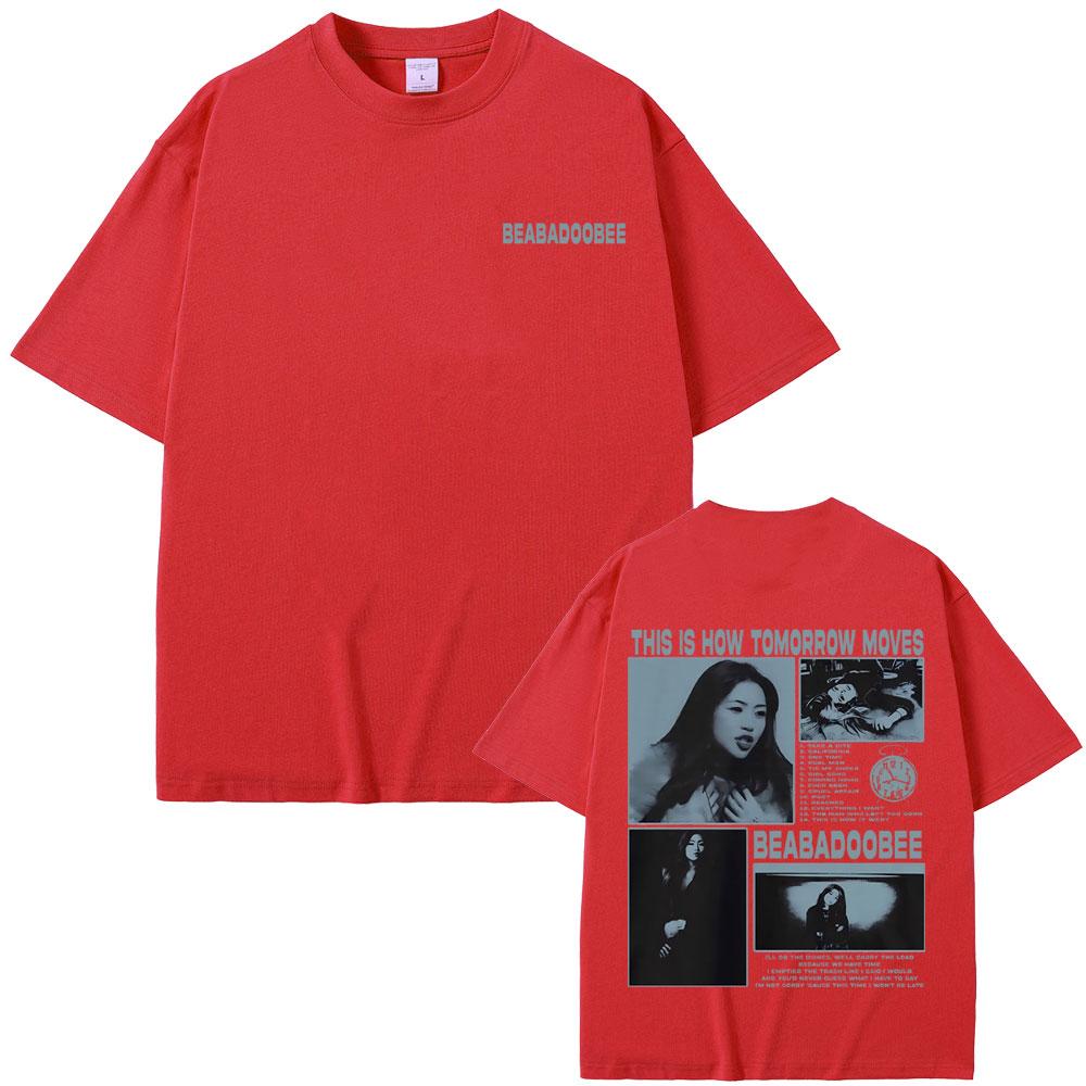 Beabadoobee This Is How Tomorrow Moves Графическая футболка Мужская Женская Мода Повседневные Футболки Оверсайз Мужские Хлопковые Футболки Подарок для фаната