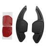 2pcs Car Steering Wheel Shift Paddle Blade Shifter Black Fit for A3 A4L A5 A6 A7 A8 S5
