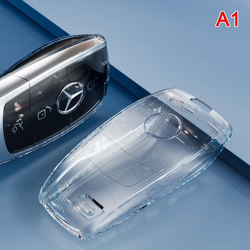 Прозрачный ТПУ Чехол-Крышка для Ключа Автомобиля Mercedes Benz Класса Защитная Оболочка Ключа