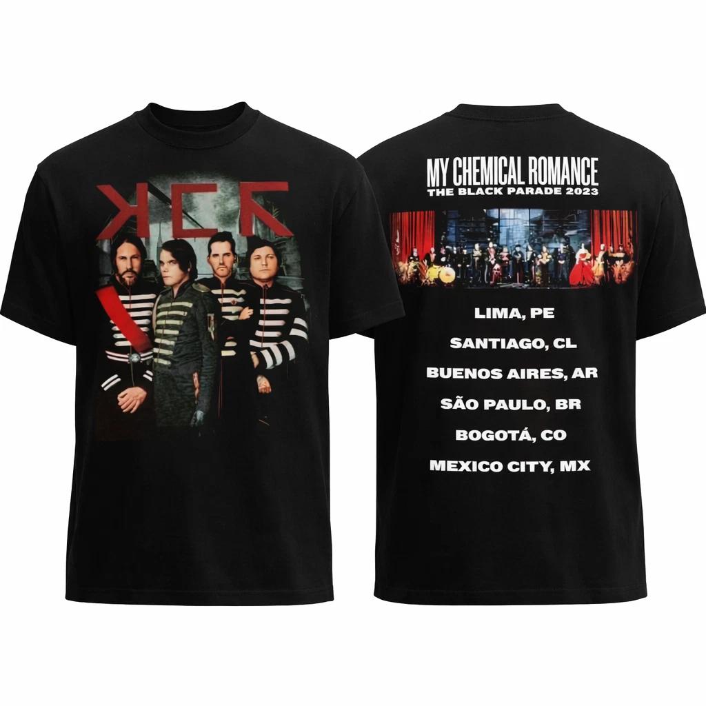 My Chemical RoUnisexce Tshirt Hot Sales Unisex and Women Summer Cotton Clothing Fashion YK Short Sleeves Street Wear Unisex