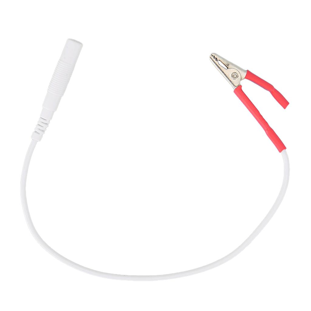 Зажим типа «крокодил» для тестового кабеля, электродные аксессуары для электронной акупунктуры, красный