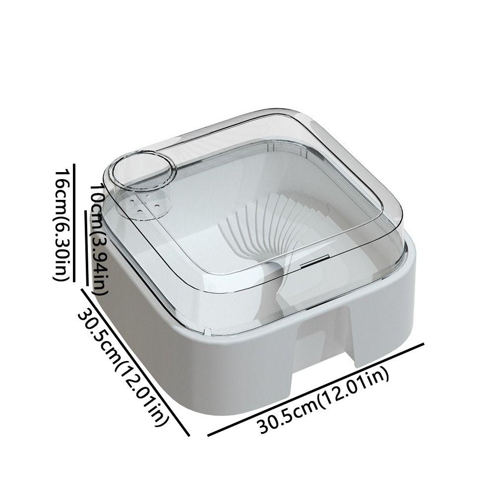 Прозрачный аквариум для черепах большой емкости с платформой для загорания, предотвращающий побег, пластиковый аквариум для черепах, полностью прозрачный ящик для разведения