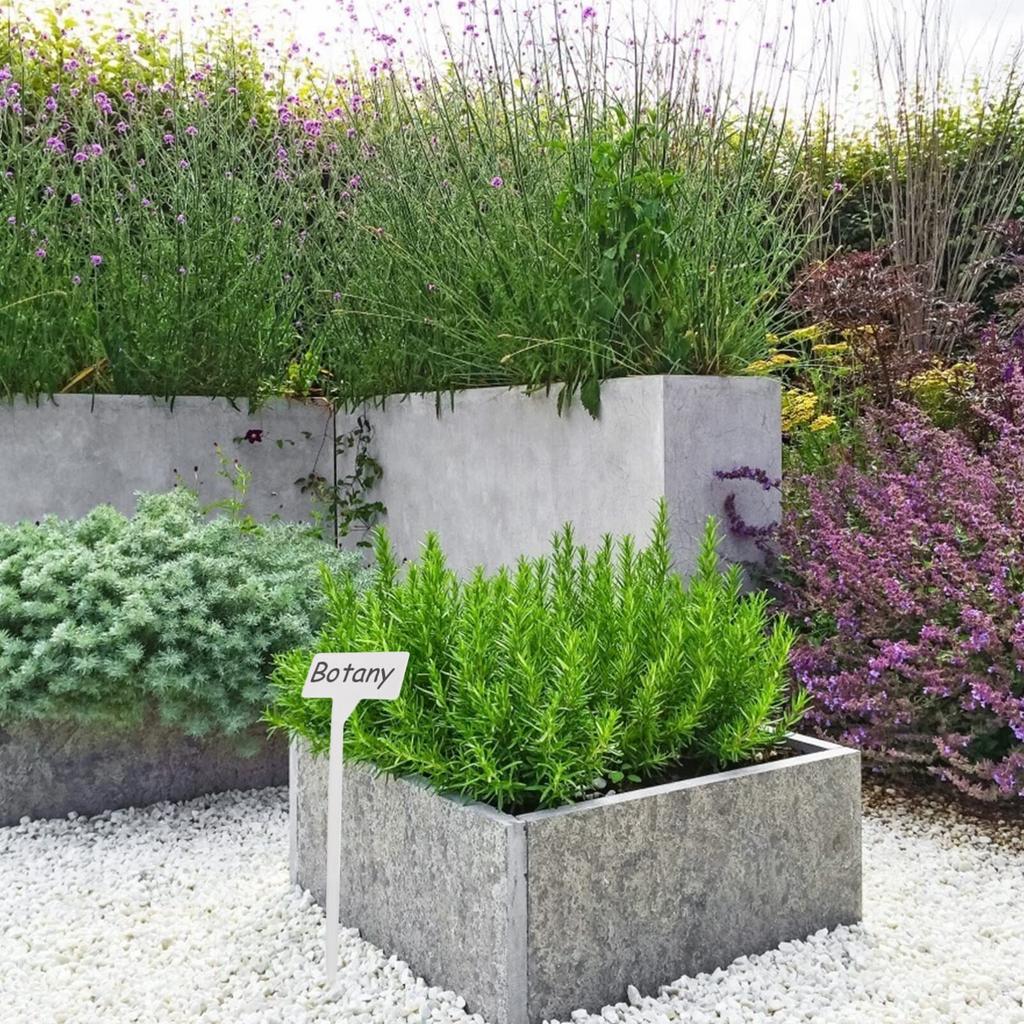 OUNONA Садоводство 20 Высота Садоводство Цветок Белые Этикетки, Растения, Кашпо, Бирки, Маркеры, Таблички, Колышки, Знаки, Т-образные, Большие, Штук, 30см,