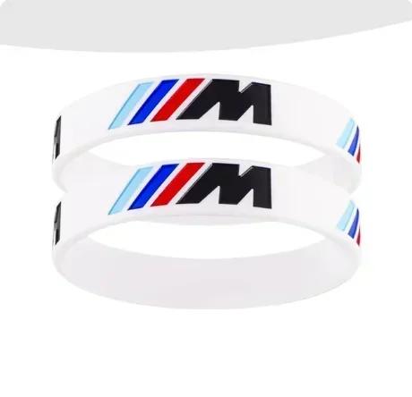 BBYX8 New 2025 M Power Silicone Rubber Wristband Flexible Bracelet Sports Bangle For BMW X1 X2 X3 X5 X4 X6 X7 G30 G20 G32 G11 G12 F40