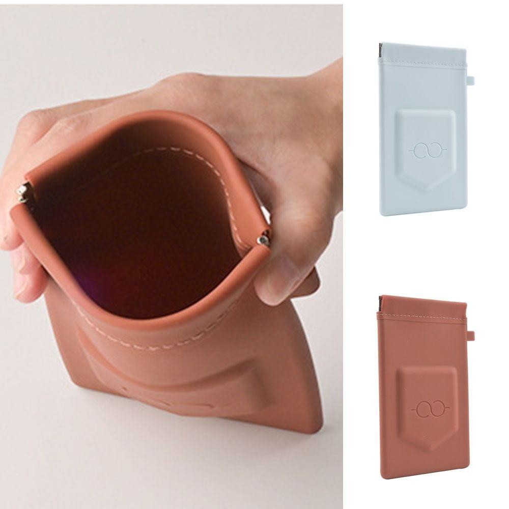 Silicone Glasses Bag Soft Eye Glasses Organizer Glasses Box Reading Eyewear Case Swimming Goggles