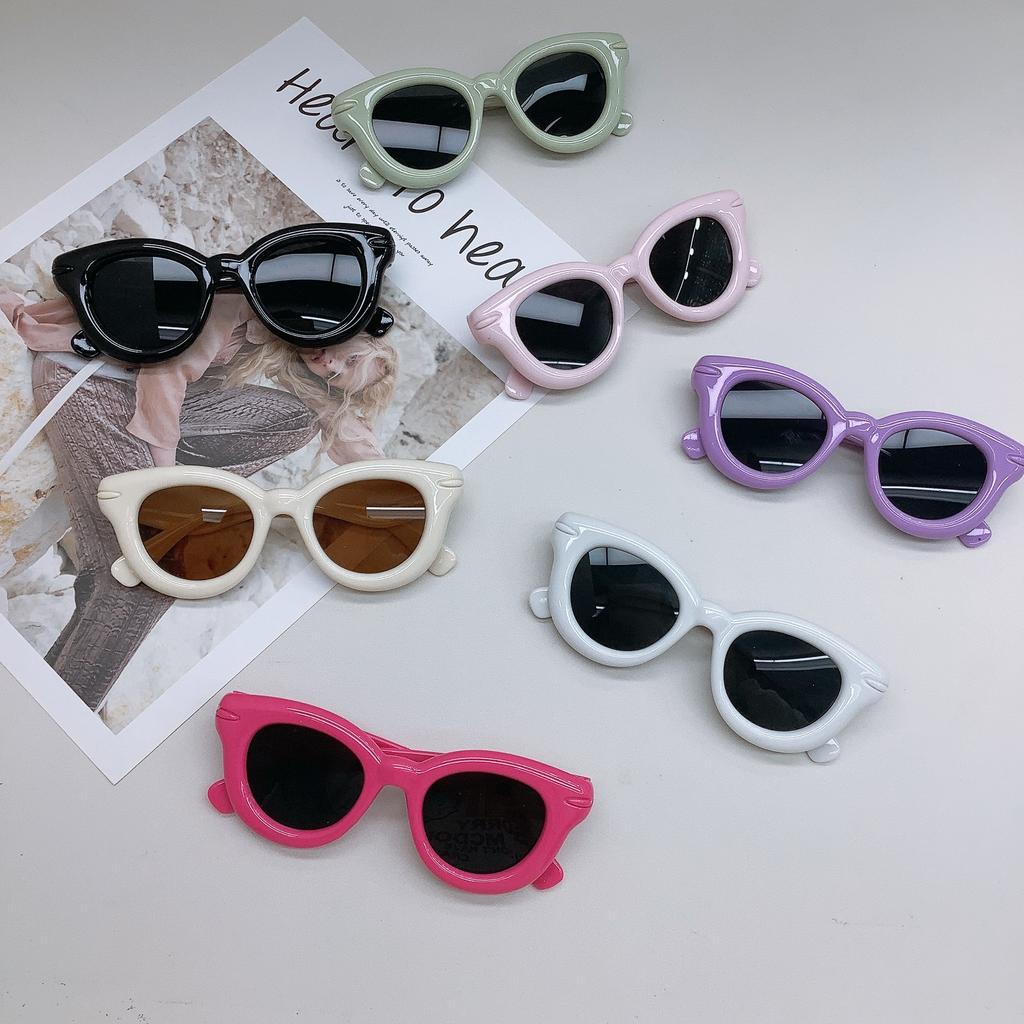 Cute Big Frame Baby Sunglasses Trend Concave Children'S Sunglasses Children'S Glasses