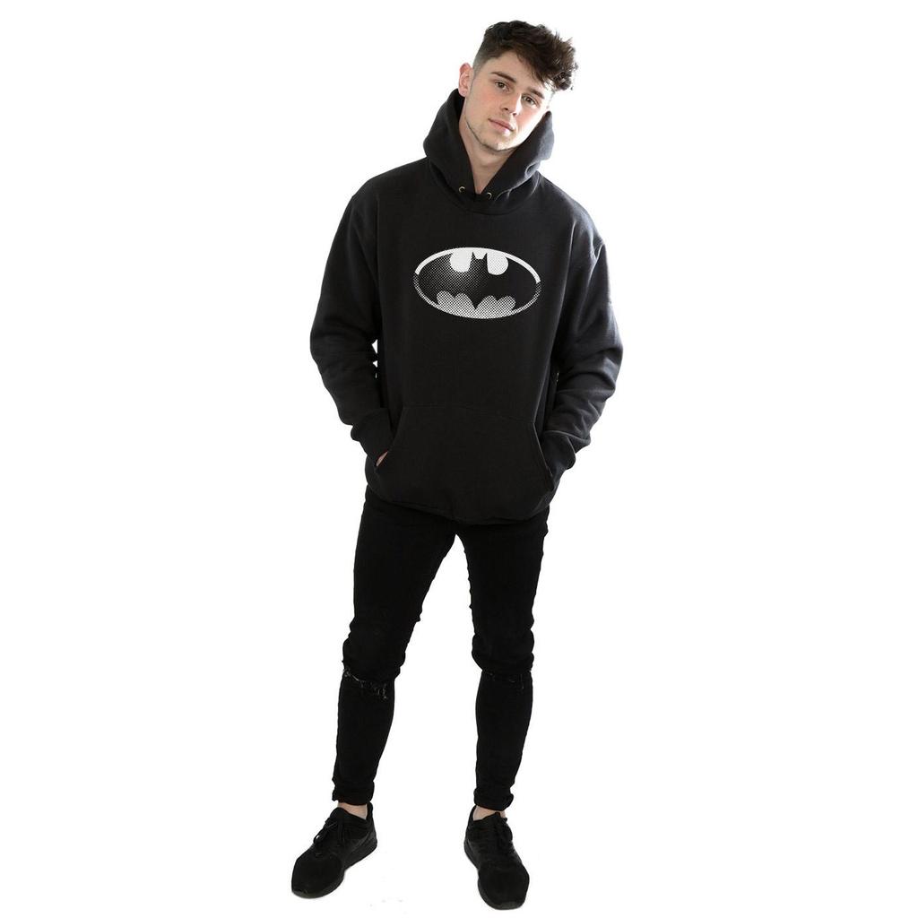 DC Comics Mens Batman Spot Logo Hoodie