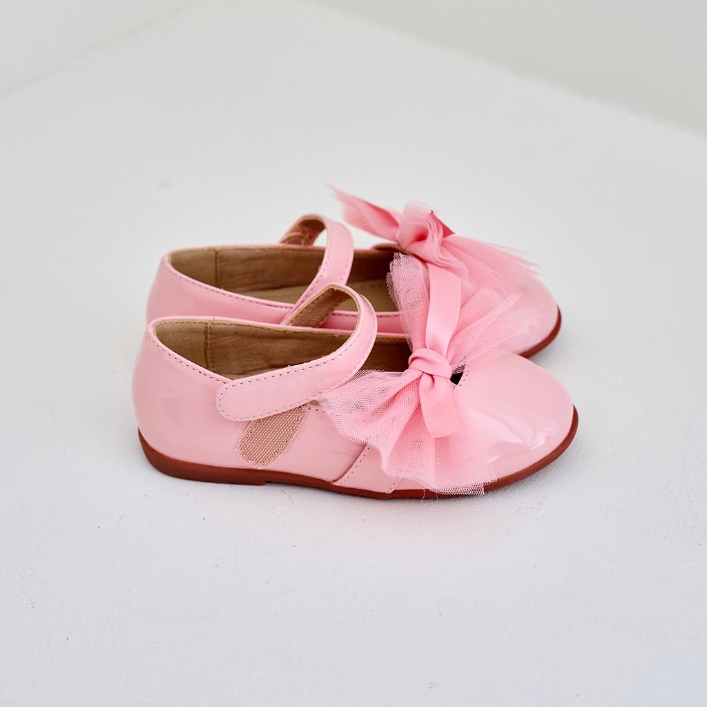 [BABYZZAM] Girls' Spring Sherbet Flat Pink, Y943, 7000026513, Popular Korean Shoes