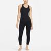 Nike Yoga Dri-FIT Luxe Ribbed Breathable Solid Color Wide Lace Tank Top Women Tops Black DM7005-010