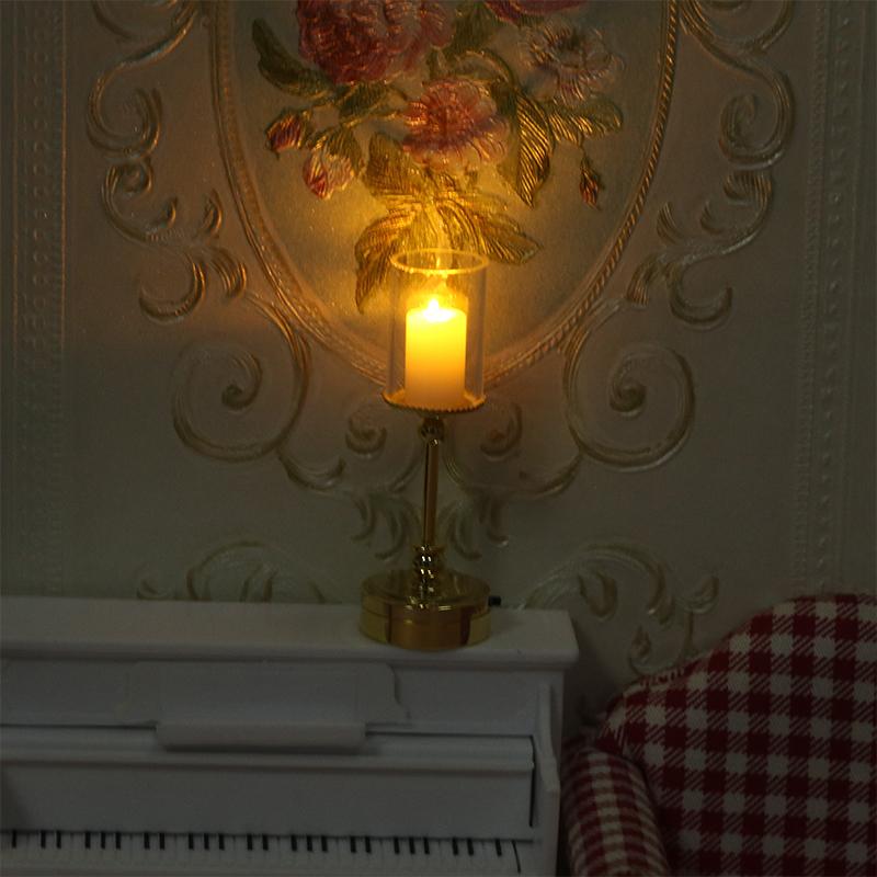 Мини 1:12 миниатюрных настольных подсвечников, ретро-кукла, кукольный домик, мебель, игрушки