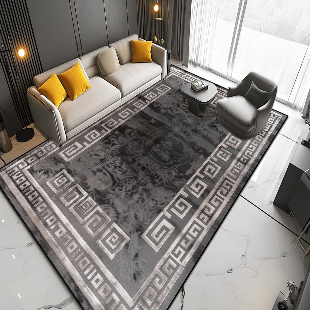 Ковры в новом скандинавском стиле для гостиной, серый, фиолетовый, современный декор комнаты, большой ковер для дома, нескользящий коврик для входной двери, тапете для спальни